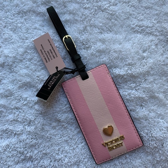 Victoria's Secret Accessories - 2/$25⭐️ Victoria’s Secret Stripe Luggage Tag ID